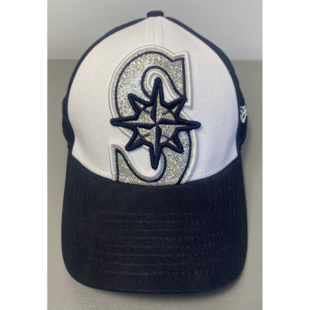 Seattle Mariners New Era 9Forty Genuine MLB Jeweled Shiney Hat Women Strapback
